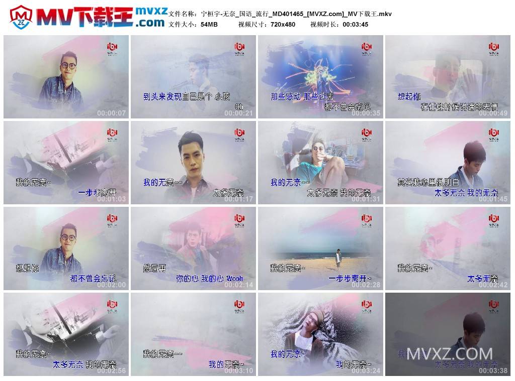 宁桓宇-无奈_国语_流行_MD401465